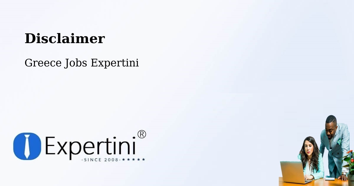 Disclaimer – Fíliro - Greece Jobs Expertini